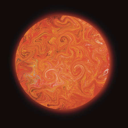 Solar system cartoon planets. Cosmos planet galaxy space orbit sun moon jupiter mars venus earth...