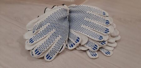 Gloves for household, repair and industrial workの写真素材