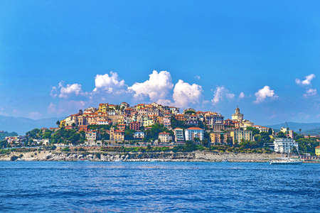 Landscape of the city of Imperiaの写真素材