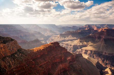 The grand canyon at sunsetの写真素材