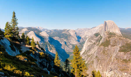 Sunset in Yosemite Parkの写真素材