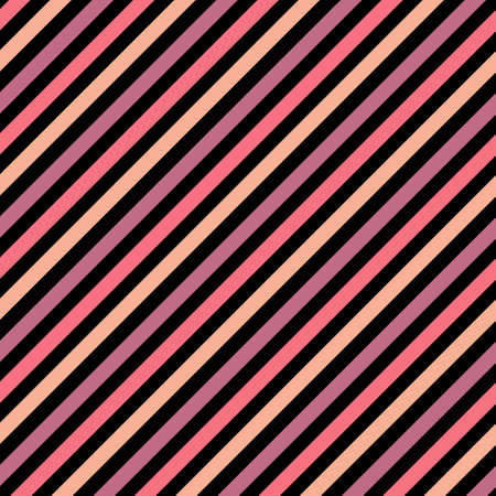 Seamless vector pattern with colorful diagonal stripesのイラスト素材