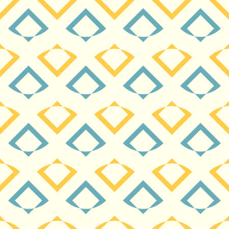 Seamless vector pattern with abstract shapes