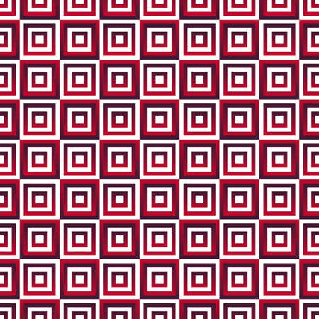 Seamless vector pattern with red gradient squaresのイラスト素材