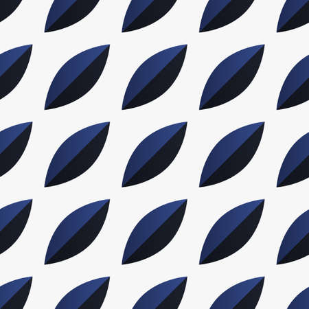 Seamless vector pattern with blue petalsのイラスト素材