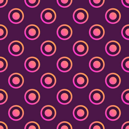 Seamless vector pattern with gradient circles and ringsのイラスト素材
