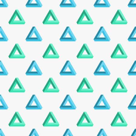 Seamless vector pattern with Penrose triangles