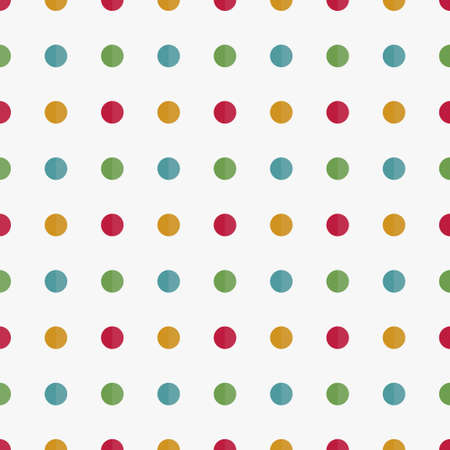 Seamless vector pattern with multicolored circles,のイラスト素材