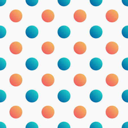 Seamless vector pattern with gradient circlesのイラスト素材