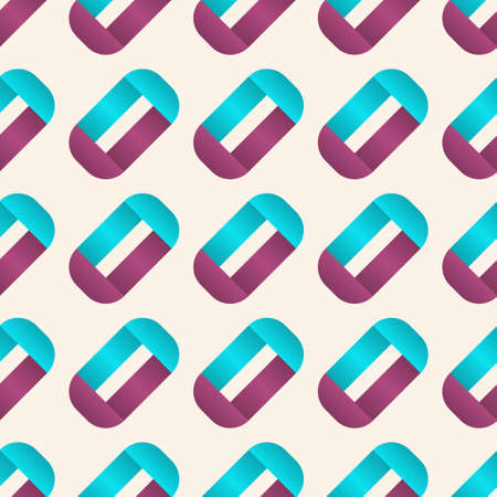 Seamless vector pattern with abstract shapesのイラスト素材