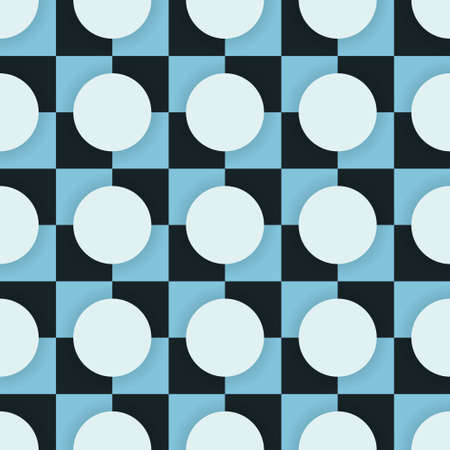 Seamless vector pattern with circlesのイラスト素材