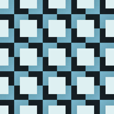 Seamless vector pattern with white squaresのイラスト素材