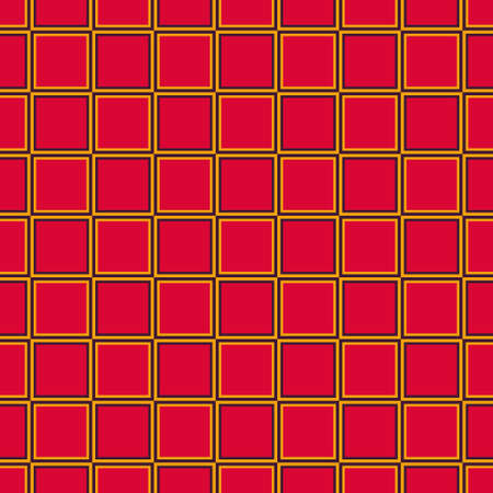 Seamless vector pattern with red squaresのイラスト素材