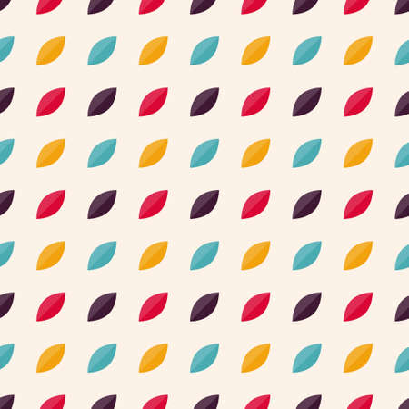 Seamless vector pattern with colorful petalsのイラスト素材