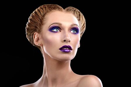 Beautiful girl makeup toutsの写真素材