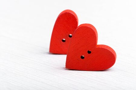Valentines day red heart on wood background. Valentines day red heart on wood background