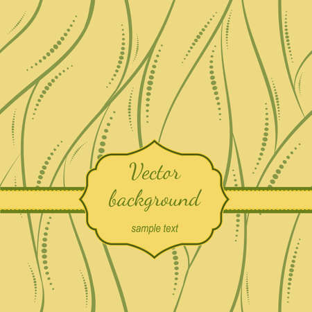 Abstract yellow-green pattern, waves background. Seamless pattern can be used for wallpaper, pattern fills, web page background, surface textures.のイラスト素材