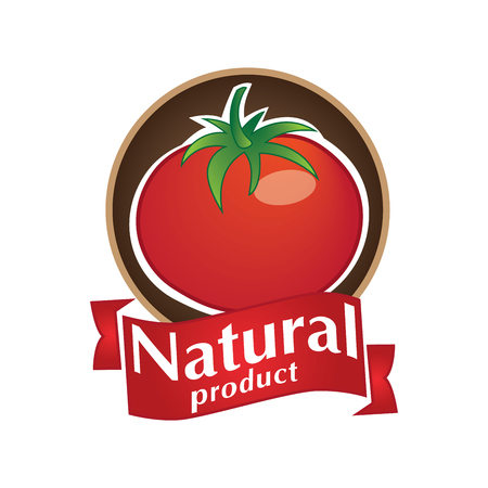 natural product logoのイラスト素材