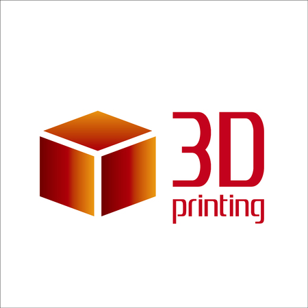 3D printing iconのイラスト素材