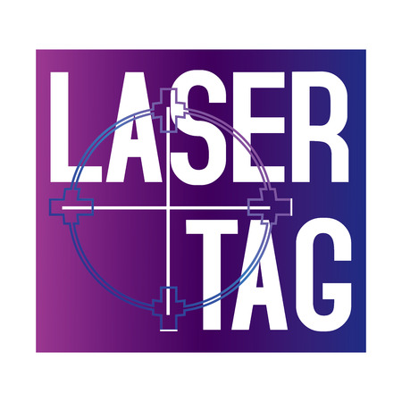 laser tag conceptの写真素材