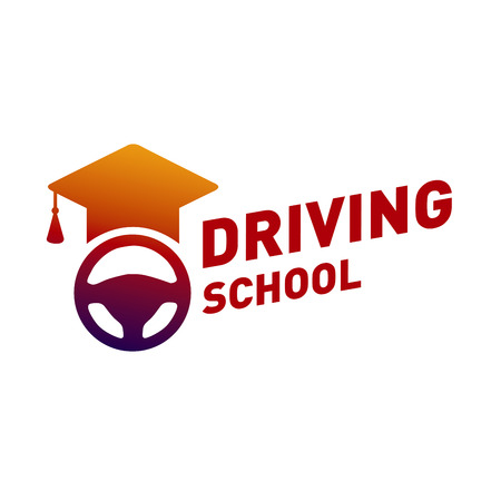 the theme of driving school, carのイラスト素材