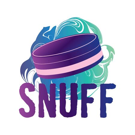 Vector of snuff and chewing tobaccoのイラスト素材