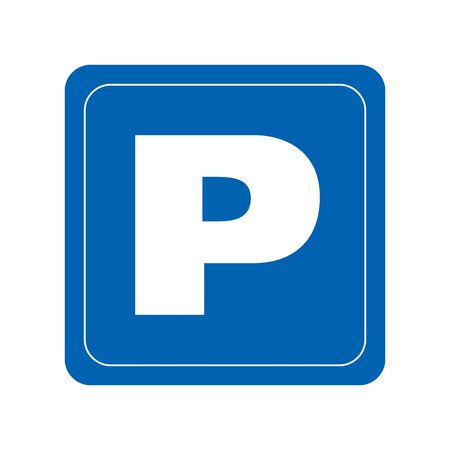 Vector of car Parking zoneのイラスト素材