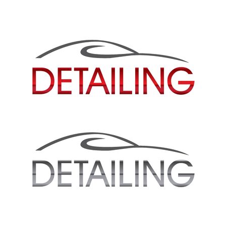 The detailing car iconのイラスト素材