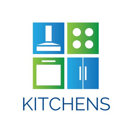 The kitchen furniture logoのイラスト素材