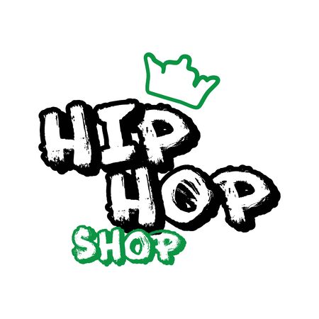 The hip hop clothing store iconのイラスト素材