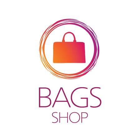 Vector logo for women handbags storeのイラスト素材