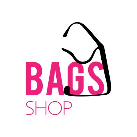 Vector logo for women handbags storeのイラスト素材