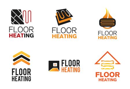 Vector logo of Underfloor heatingのイラスト素材