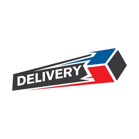 Vector logo of the delivery and transportation serviceのイラスト素材
