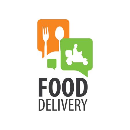 Vector logo of food deliveryのイラスト素材