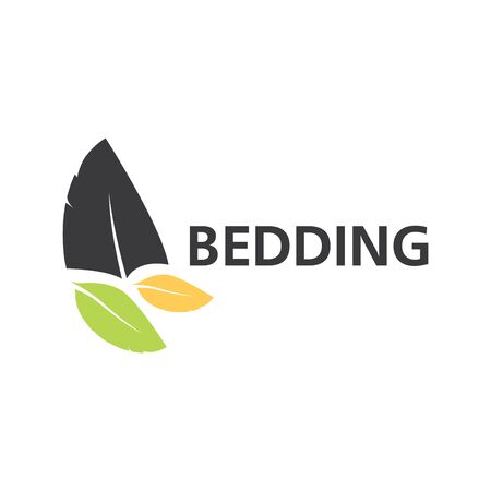 Vector logo of bed linenのイラスト素材