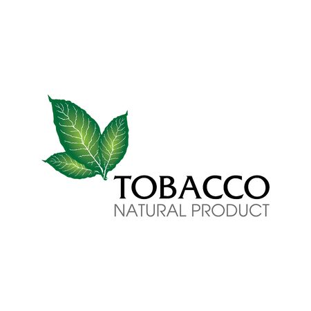 Vector logo for natural tobacco productsのイラスト素材