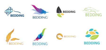 Vector logo of bed linenのイラスト素材