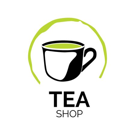 Vector logo of a tea shopのイラスト素材