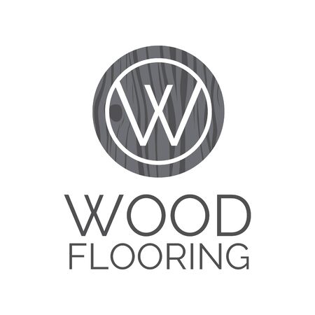 Vector logo of wooden floorsのイラスト素材