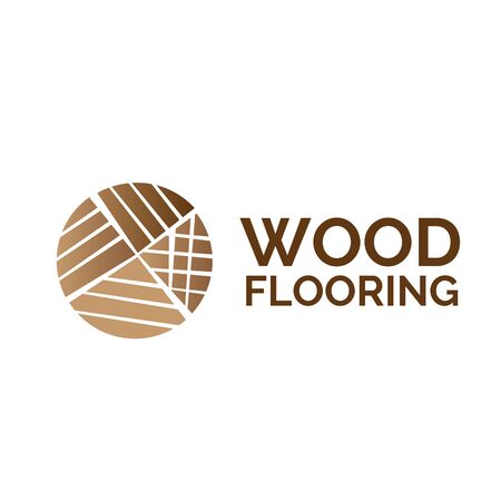 Vector logo of wooden floorsのイラスト素材