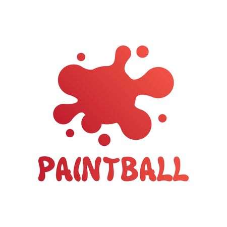 Vector logo for paintball gameのイラスト素材