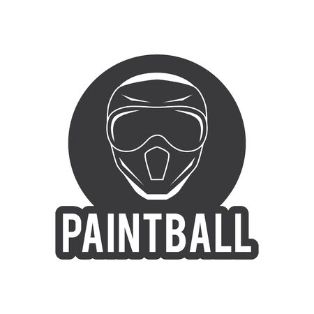 Vector logo for paintball gameのイラスト素材