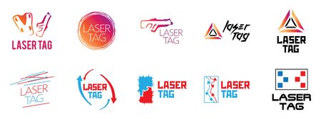 vector logo for laser tagのイラスト素材