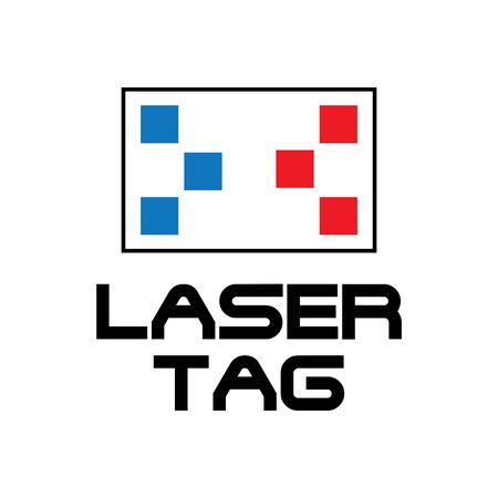vector logo for laser tagのイラスト素材