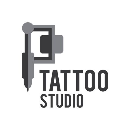 Vector logo for tattoo salonのイラスト素材