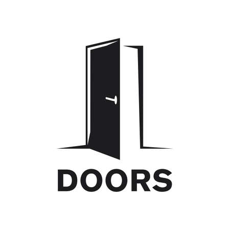 Vector logo of a door storeのイラスト素材