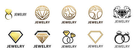 Vector logo of a jewelry workshopのイラスト素材