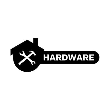 Vector logo of a store, building materials companyのイラスト素材