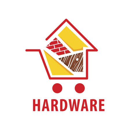Vector logo of a store, building materials companyのイラスト素材